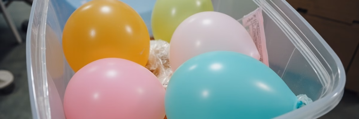 Restoring shine to dull oxidized latex balloon with soft cloth