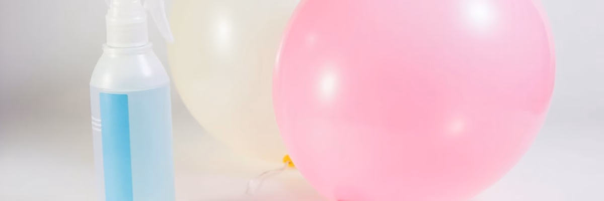 Professional balloon shine spray products for latex surface protection