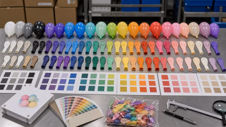Balloon color chart for wholesale buyers