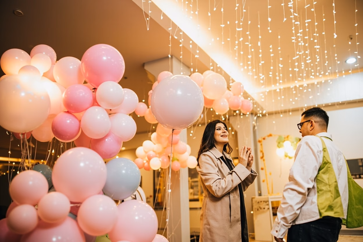Balloon Sizes for Different Events Balloon decorations for different event types showing size variations