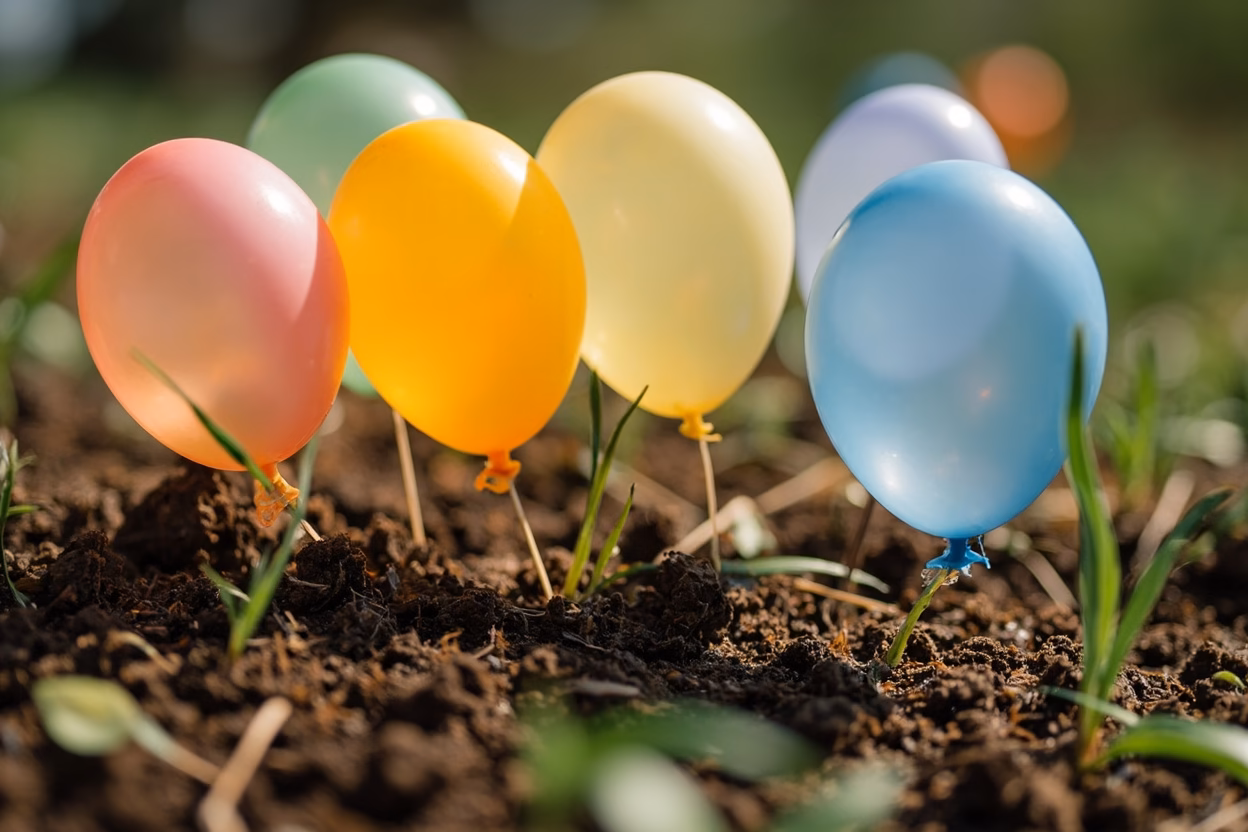 Comparison of biodegradable vs traditional balloon decomposition