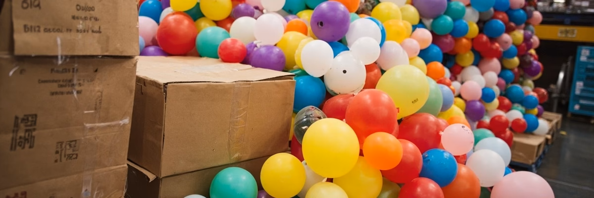 Colorful balloon warehouse inventory wholesale