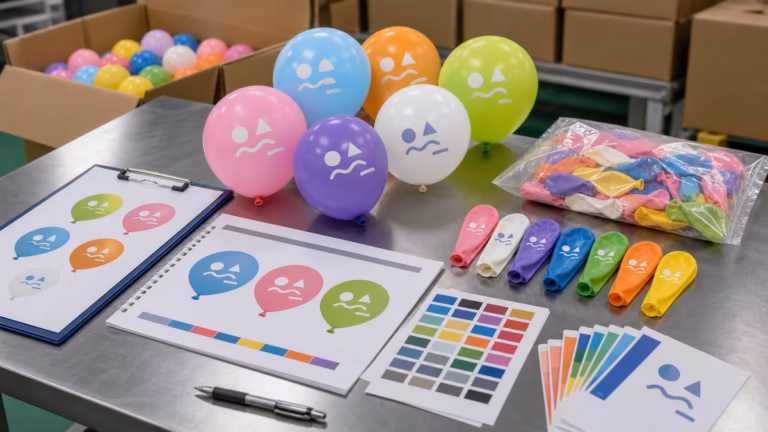 Custom balloons with logo retail promotion proof