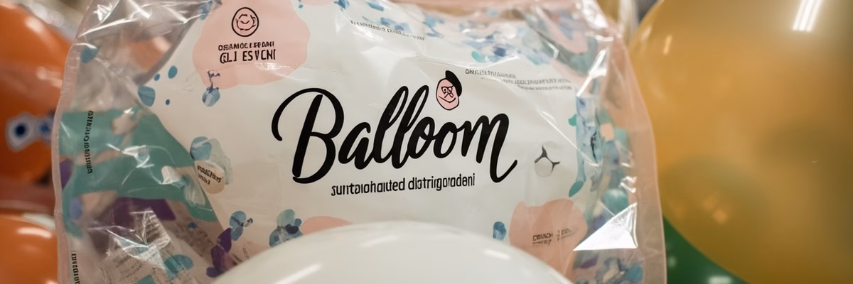 Sustainable balloon packaging with eco-certifications