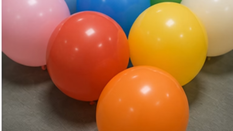 Latex balloon colors wholesale sample board