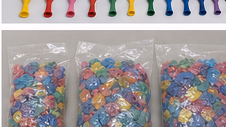 Water balloon 500 pcs bag packaging evidence