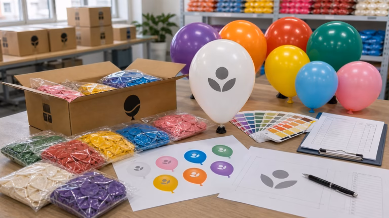 Prueba de impresion para globos con logo al mayoreo