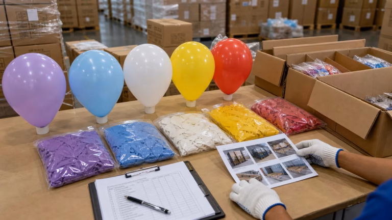 latex balloon gram weight and breakage risk QC - 1