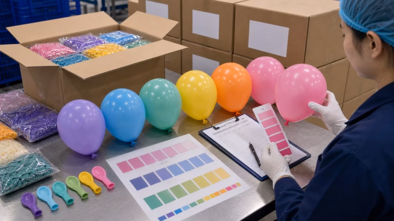 PMS color match proof for custom latex balloons - 1