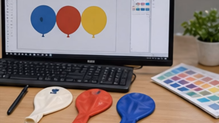 Printed balloons wholesale artwork file approval