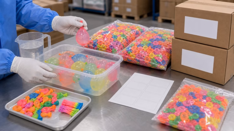 3 inch water balloon leak fill packing proof - 1